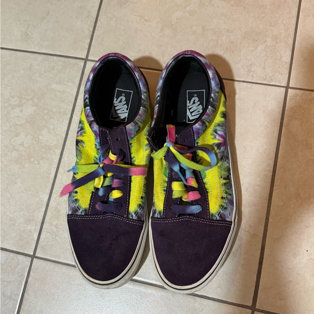 Vans Sneakers with Purple and Black Hues